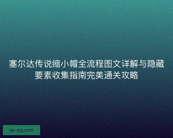 塞尔达传说缩小帽全流程图文详解与隐藏要素收集指南完美通关攻略